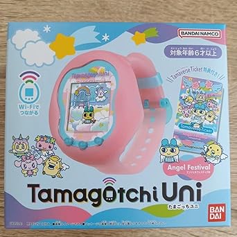 Tamagotchi Uni Angel Festival Edition - Pink Virtual Pet With